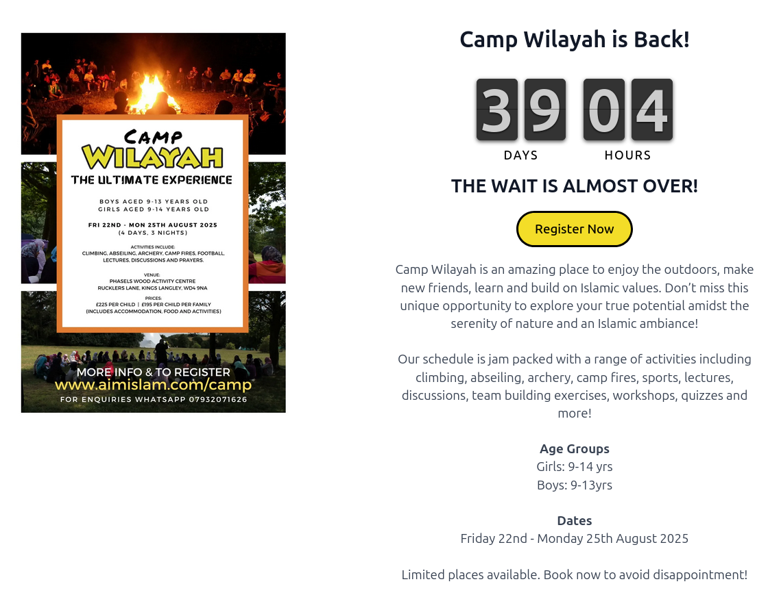 Calls for Extremist children's summer camp to be cancelled